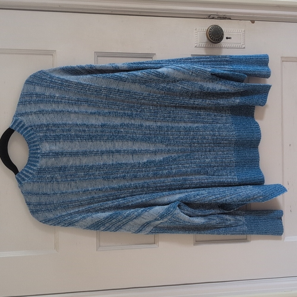 Pilcro for Anthropologie Blue Striped Sweater - Picture 5 of 5